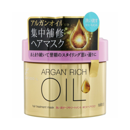 商品説明■特長 洗い流すトリートメント アルガンオイル配合集中補修ヘアマスク ダメージ実感の高い髪もうるおう輝き美髪に導く濃密ヘアマスク まとまり続いて翌朝のスタイリング思い通りに すぐに洗い流せるタ